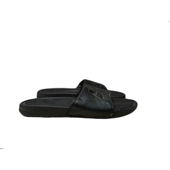 Nike Black Slippers Size 11 - Thumbnail 6