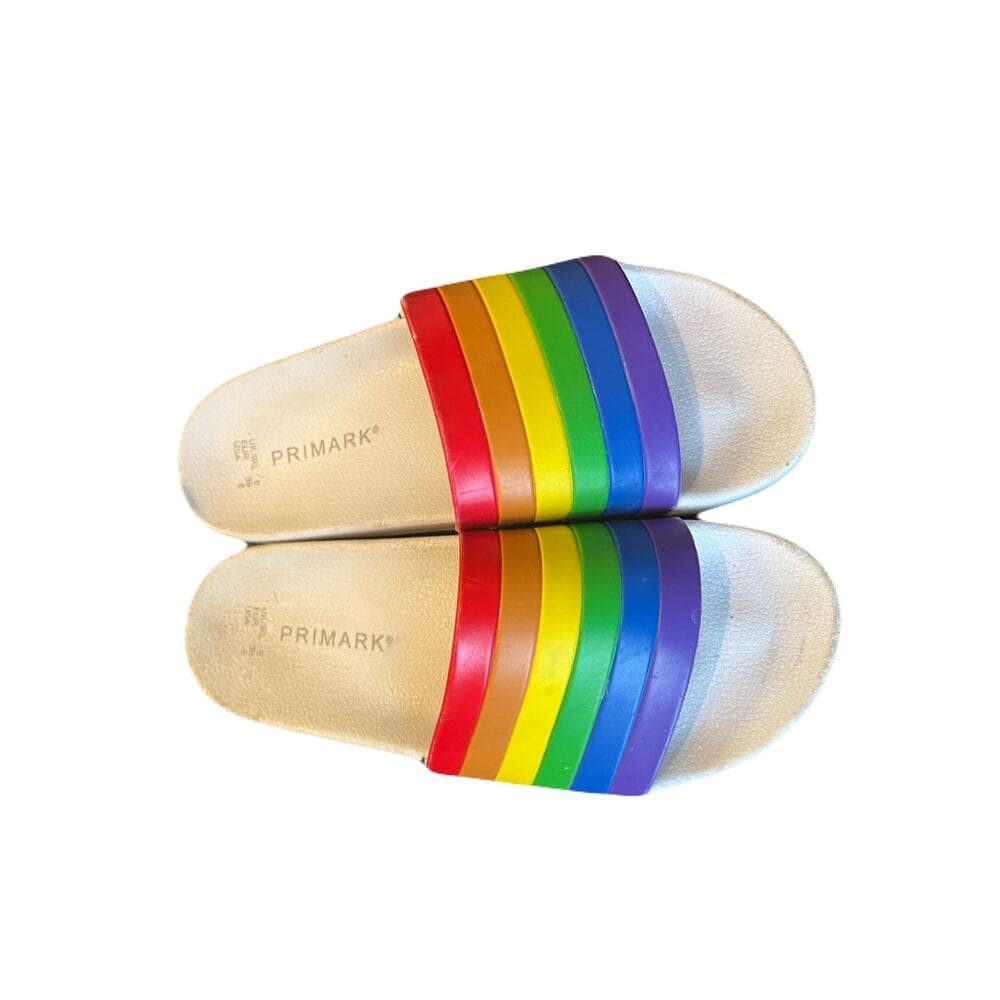 Primark Rainbow Unisex Sandals Size 8 - Thumbnail 2