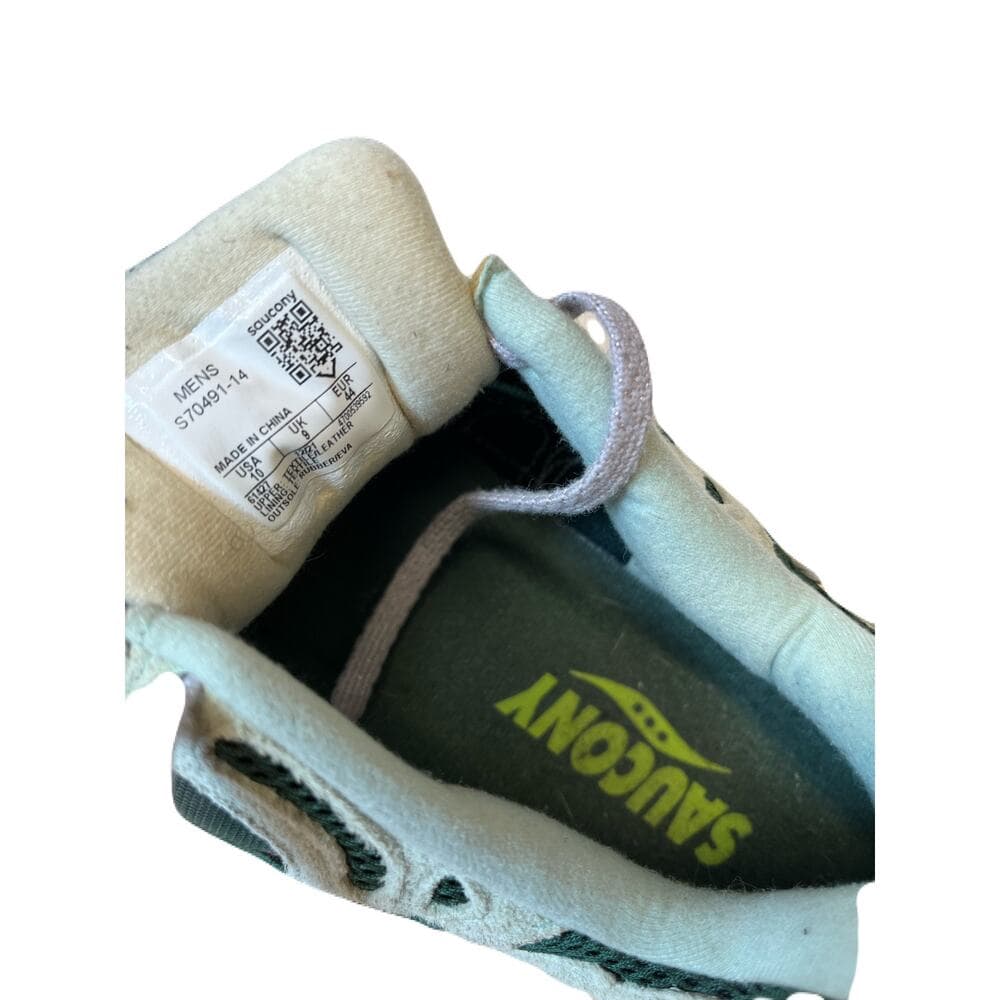 SAUCONY Male Adult Men Size 10 Light Green/Dark Green - Thumbnail 5