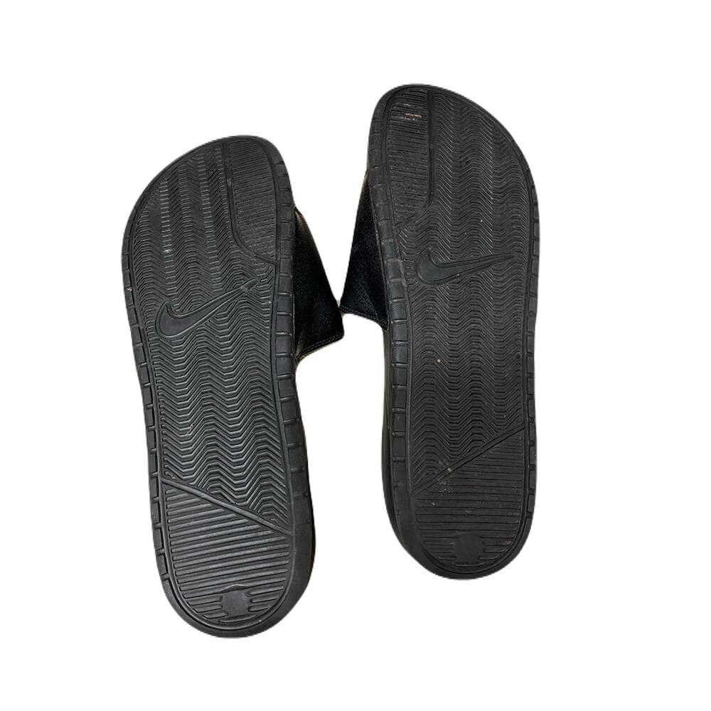 Nike Black Slippers Size 11 - Thumbnail 2