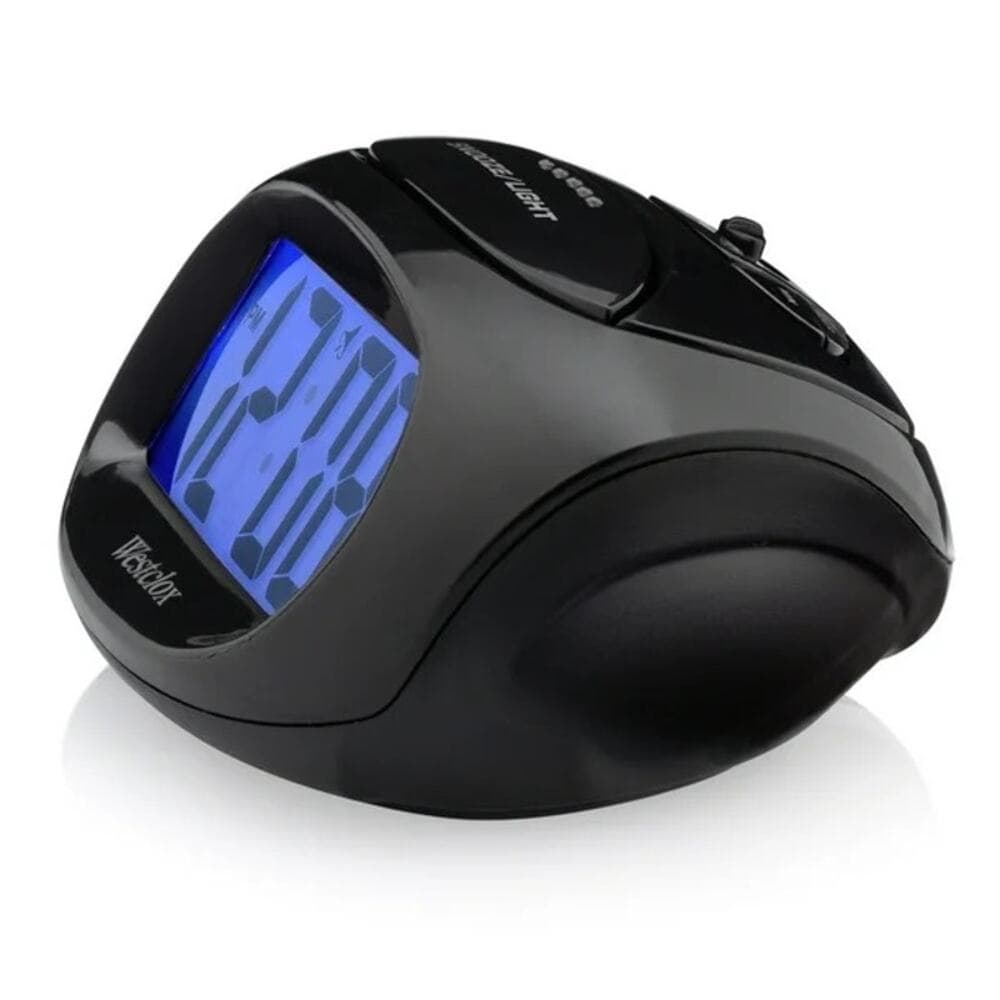 Westclox Battery Operated Digital LCD Alarm Clock, 70043 - Thumbnail 2