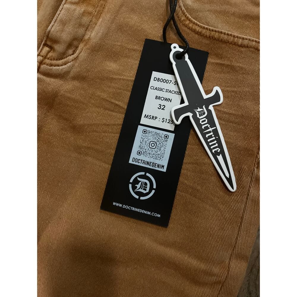 Doctrine Classic Stacked Brown Superstack Size 32 - Thumbnail 4