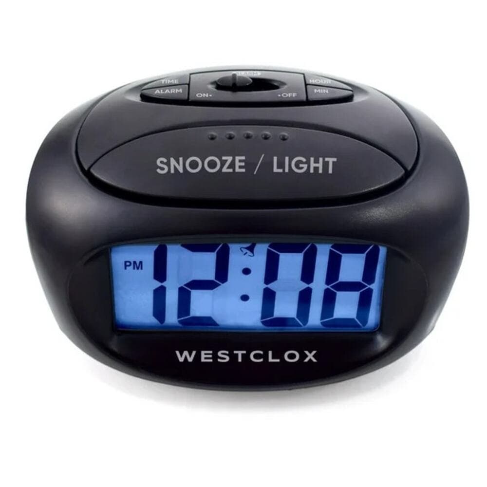 Westclox Battery Operated Digital LCD Alarm Clock, 70043 - Thumbnail 3