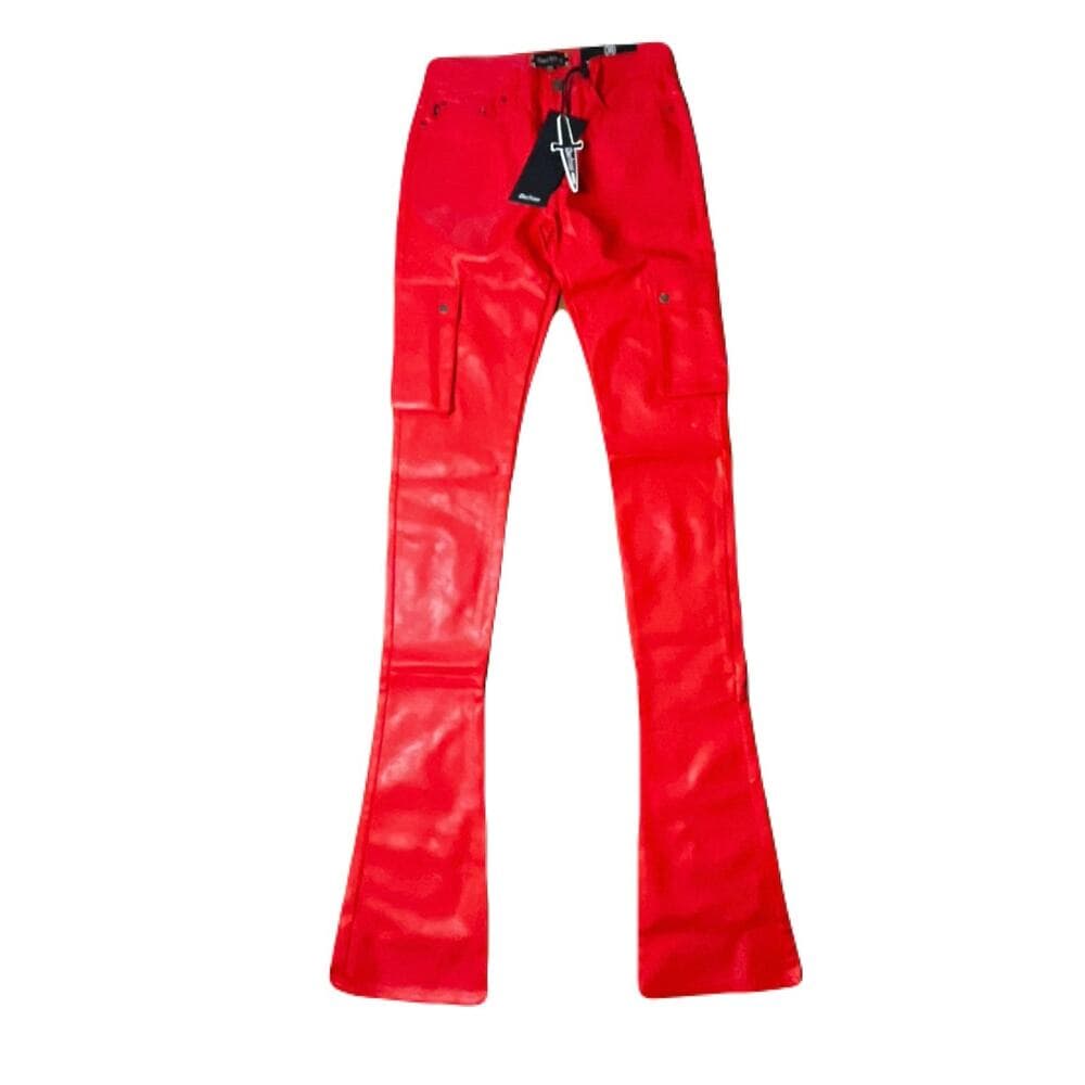 Doctrine Carter Super Stacked Jean Red Pu Size 32 - Thumbnail 5
