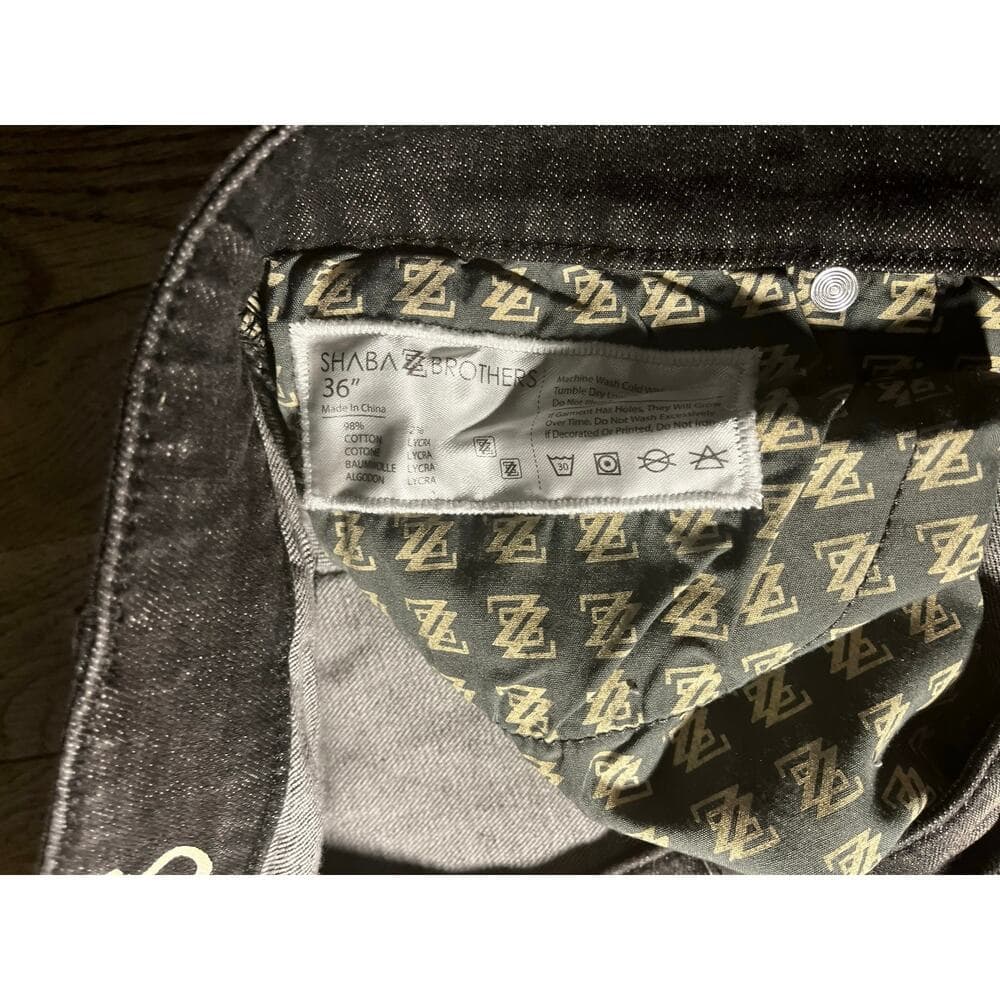 Shabaz Brothers Black Men’s Jeans Size 36 - Thumbnail 3