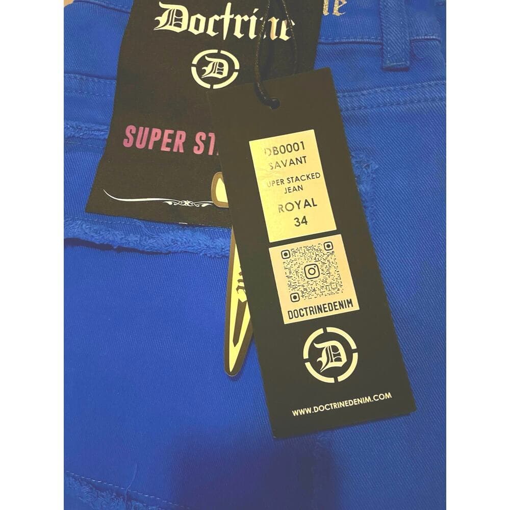 Doctrine Savant Super Stacked Jean Royal 34 - Thumbnail 2
