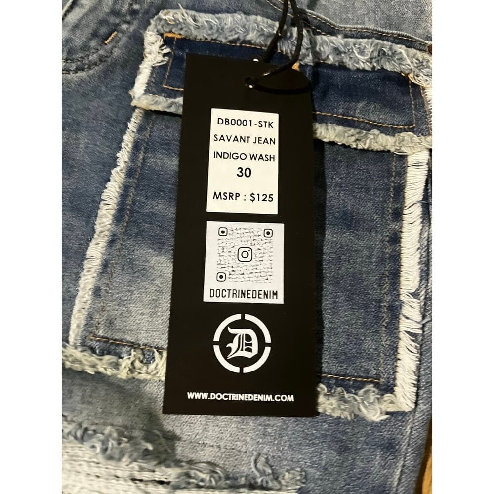 Doctrine Savant Jean Indigo Wash Size 30 - Thumbnail 3
