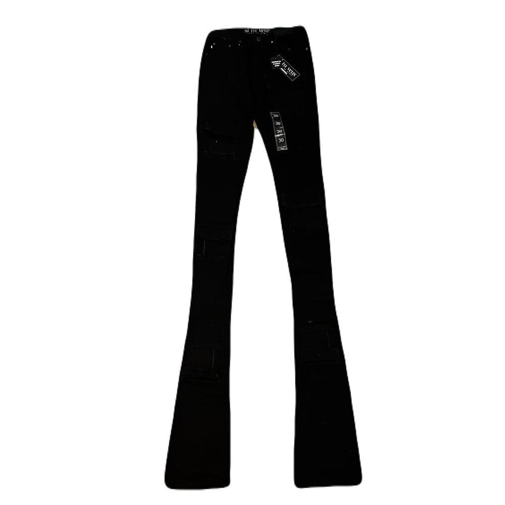 Si Tu Veux Brutini 23 Jean Jet Black Size 36 - Thumbnail 5