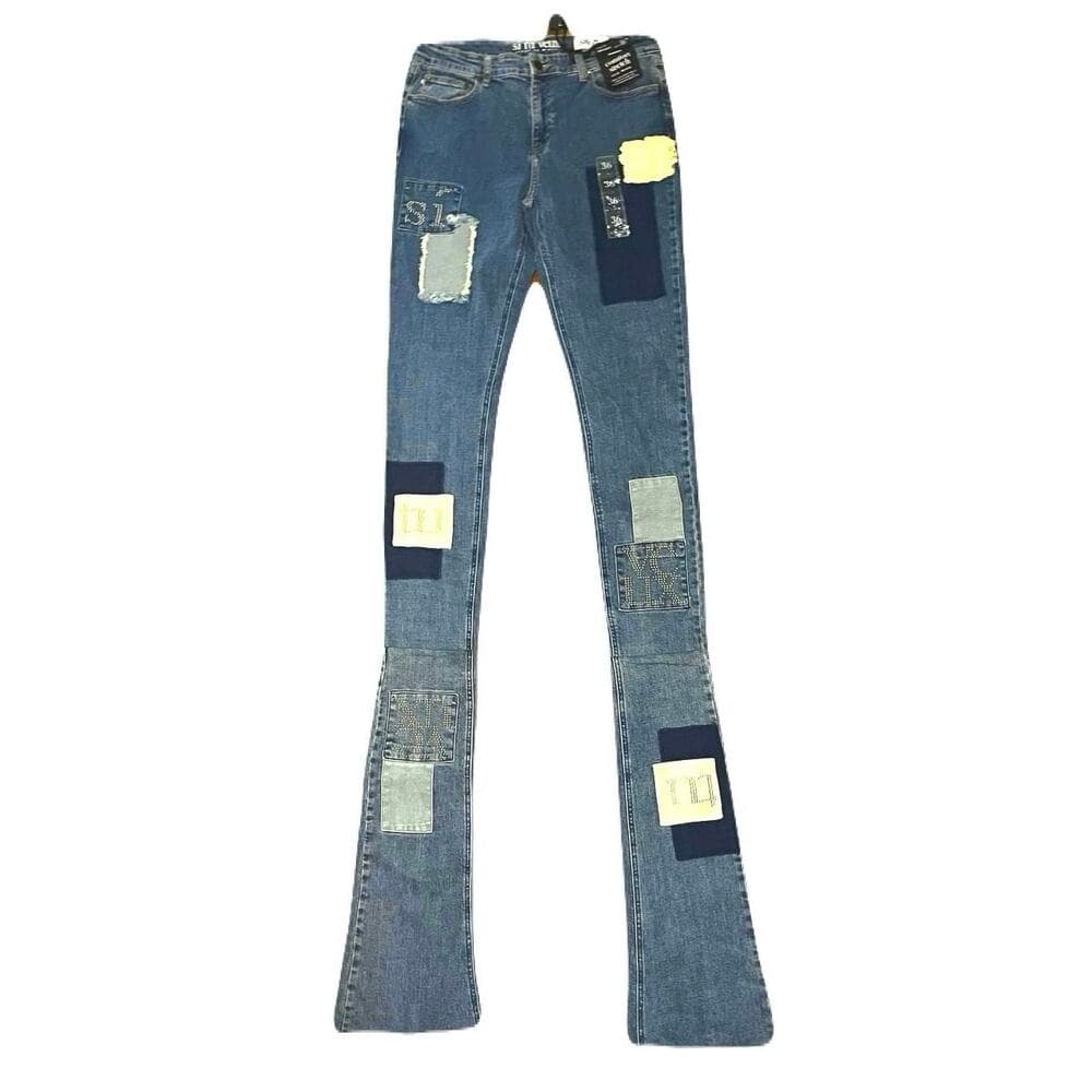 Si Tu Veux Billy Jeans Blue Size 36 - Thumbnail 6