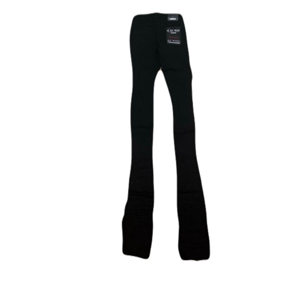 Si Tu Veux Brutini Jeans Jet Black Superstack Men’s Size 40 - Thumbnail 2