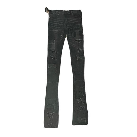 Si Tu Veux Gunner Jean Black Wash Size 38 - Thumbnail 8
