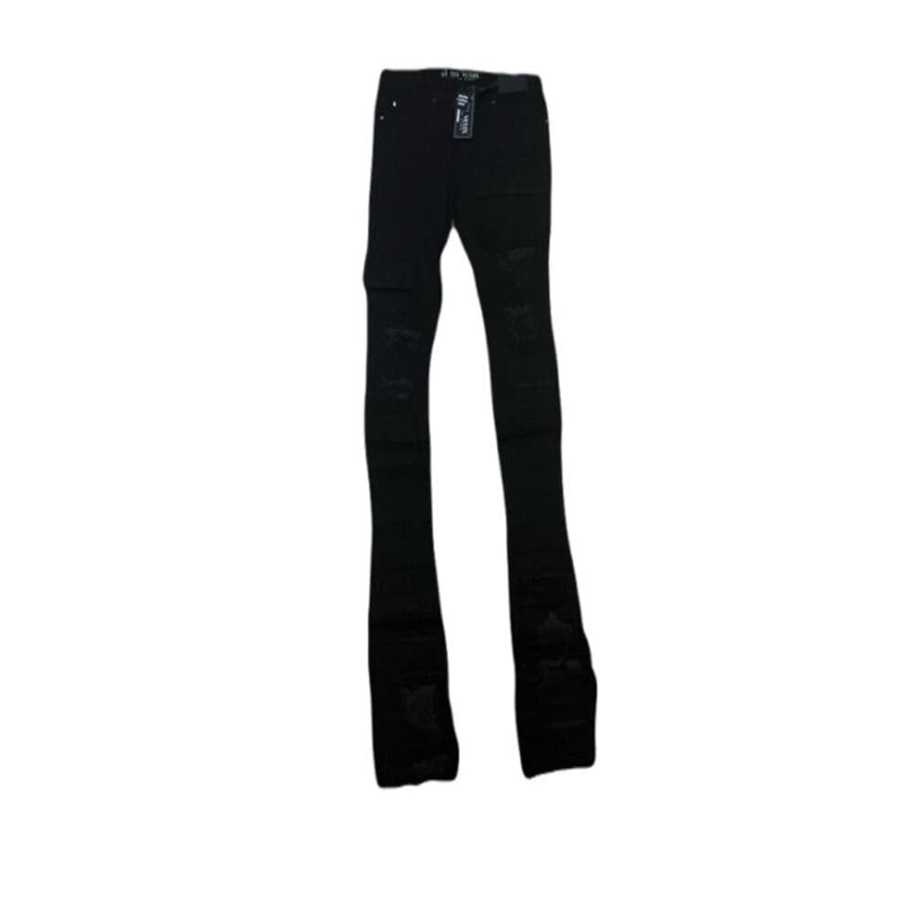 Si Tu Veux Brutini Jeans Jet Black Superstack Men’s Size 40 - Thumbnail 4