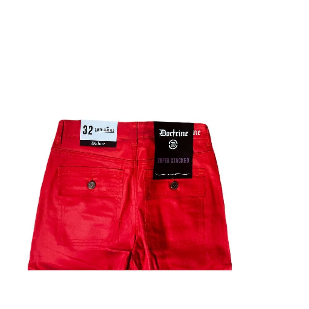 Doctrine Red Superstack Men’s Jeans Size 32 - Thumbnail 2