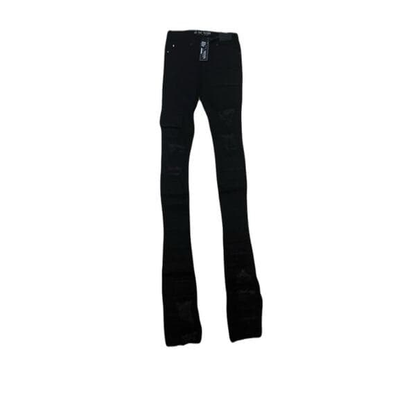Si Tu Veux Brutini Jeans Jet Black Superstack Men’s Size 40 - Thumbnail 5