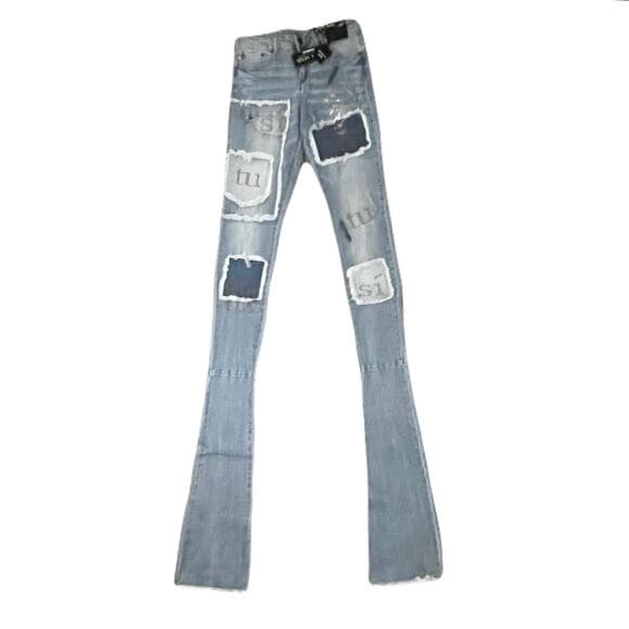 Si Tu Veux Collage ‘23 Jean Indigo Wash Size 30 - Thumbnail 6