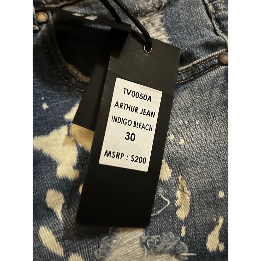 Si Tu Veux Superstack Arthur Jean Indigo Bleach Size 30 - Thumbnail 2