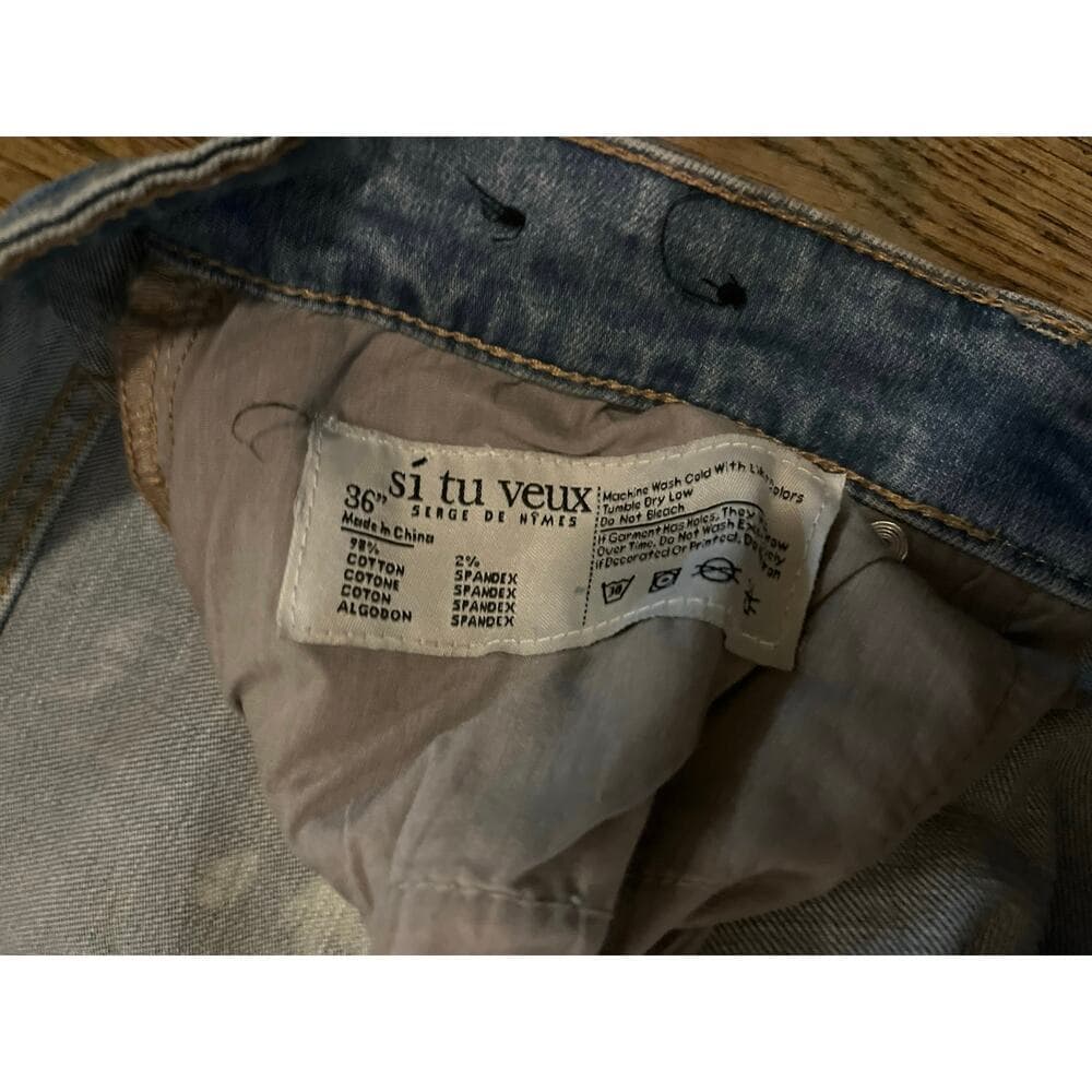 Si Tu Veux Light Blue Billy Jean’s Size 36 Superstack - Thumbnail 2