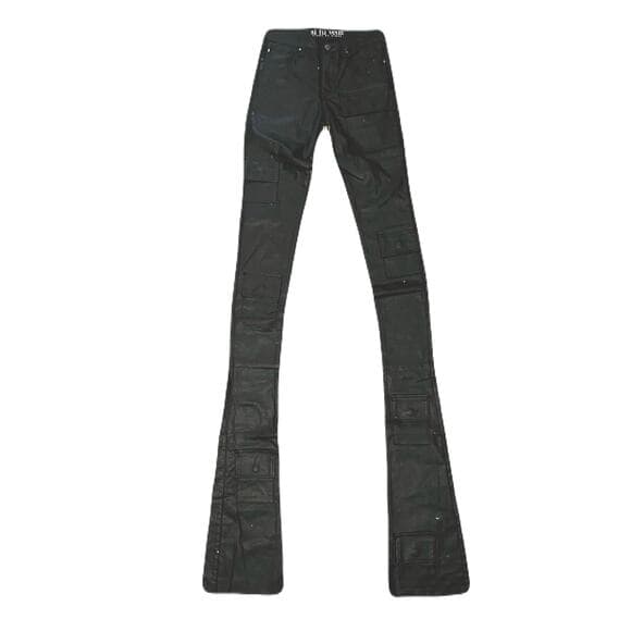 Si Tu Veux Gordon Jean Black Wax Size 40 - Thumbnail 5