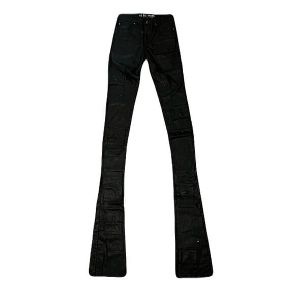 Si Tu Veux Gordon Jean Black Wax Size 30 - Thumbnail 5