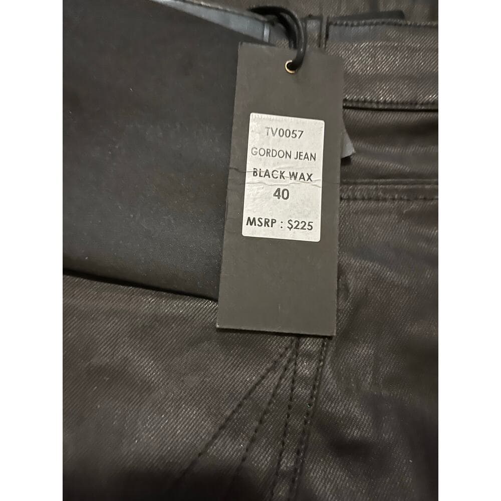 Si Tu Veux Gordon Jean Black Wax Size 40 - Thumbnail 3