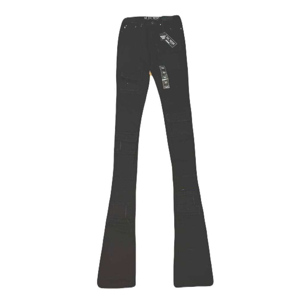 Si Tu Veux Brutini 23 Jean Jet Black Size 30 - Thumbnail 6