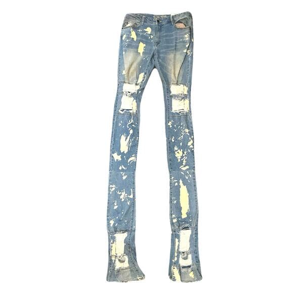 Si Tu Veux Light Blue Billy Jean’s Size 36 Superstack - Thumbnail 5