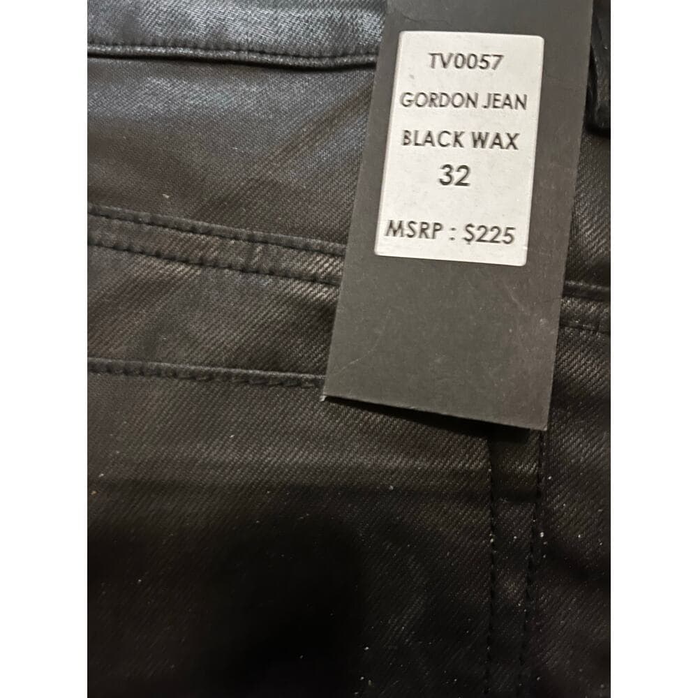 Si Tu Veux Gordon Jean Black Wax Size 32 - Thumbnail 3