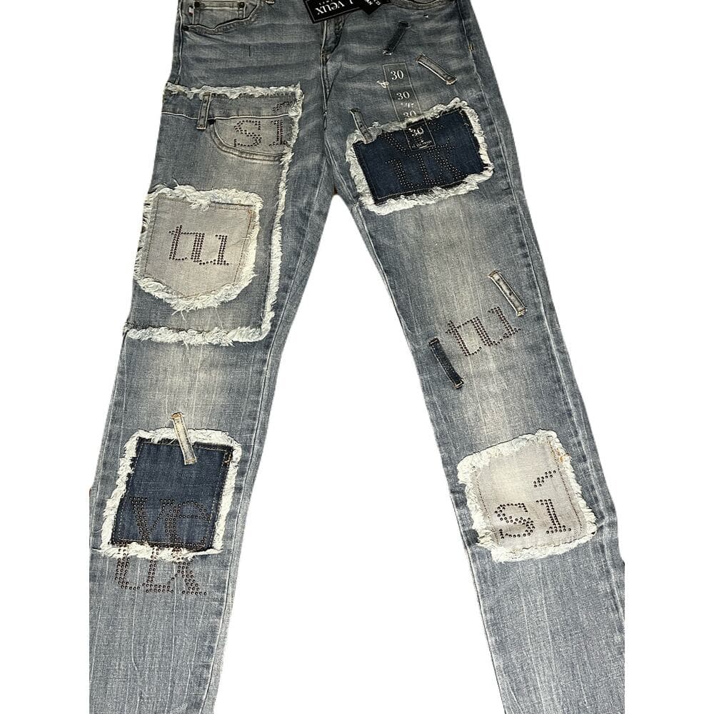 Si Tu Veux Collage ‘23 Jean Indigo Wash Size 30 - Thumbnail 2