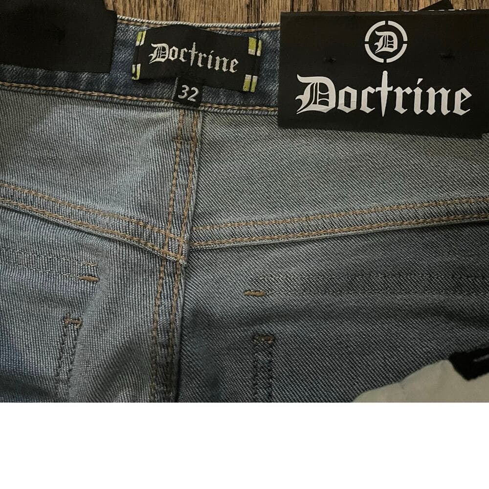 Doctrine Men’s Superstack Blue Jean’s Size 32 - Thumbnail 2