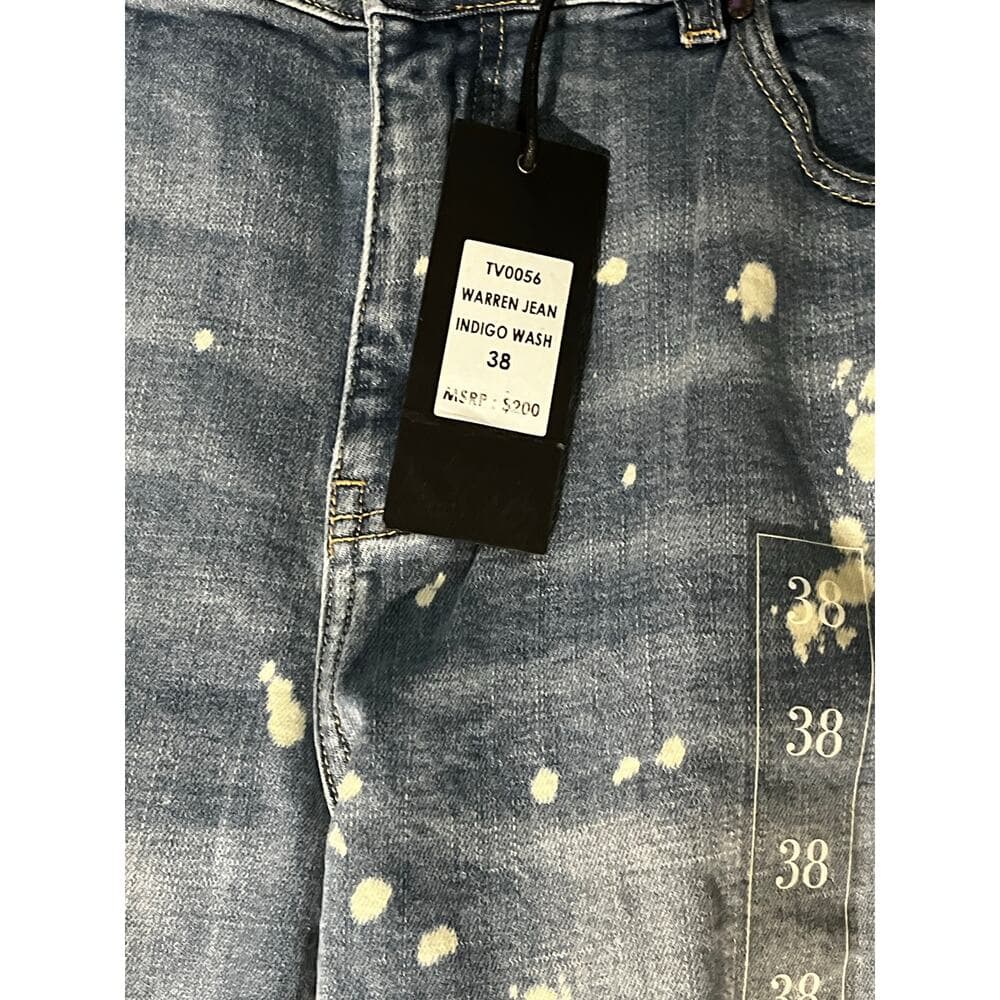Si Tu Veux Warren Jean Indigo Wash Size 38 - Thumbnail 2