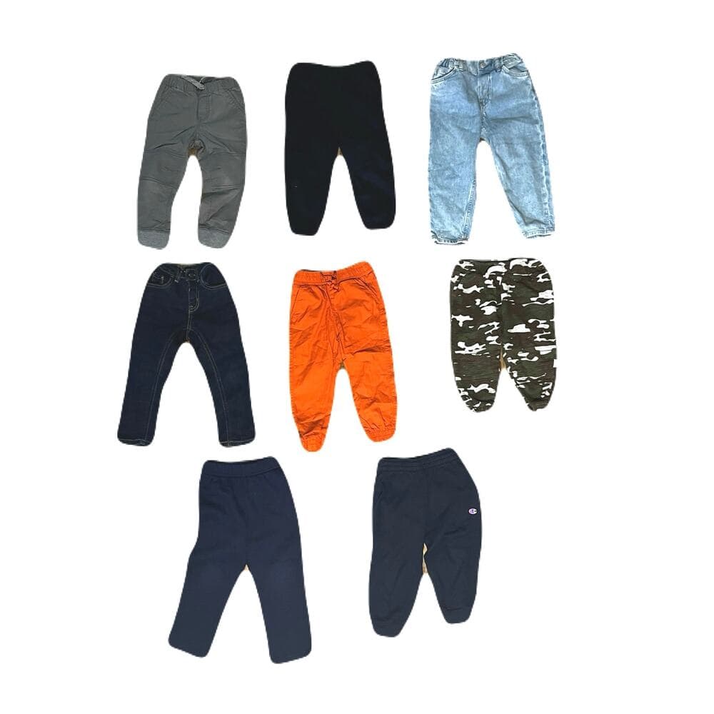A Bundle Of 8 New Brand Kids Pants Size 3T - Thumbnail 9