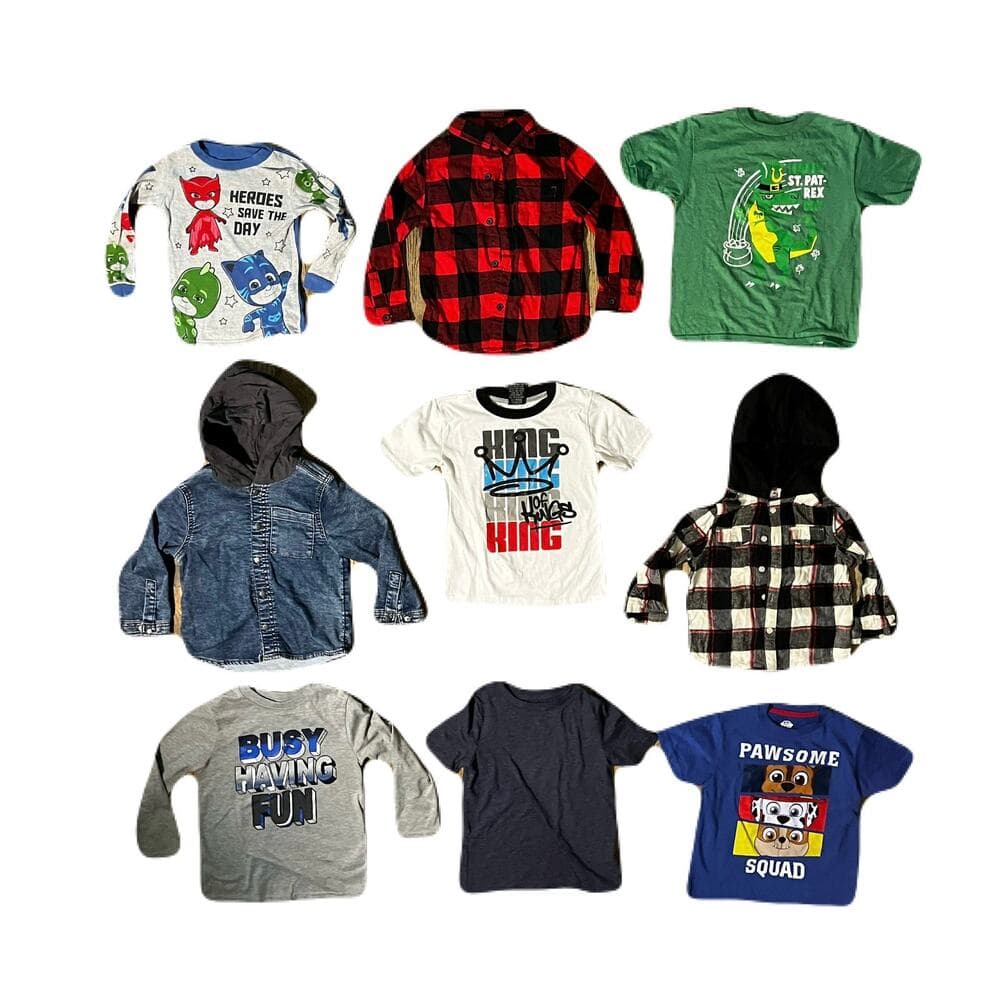 A Bundle Of 9 Name Brand Kids Clothes Size 4T - Thumbnail 10