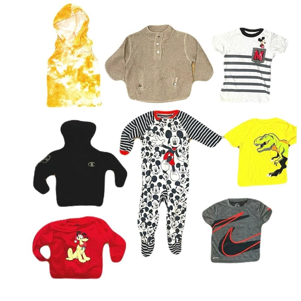 A Bundle Of 8 Name Brand Kids Tops Size 4T - Thumbnail 9