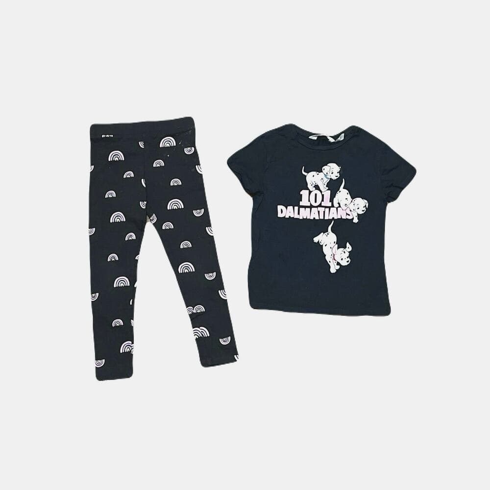 H & M 101 Dalmatians pink & gray kids Outfit - Thumbnail 4