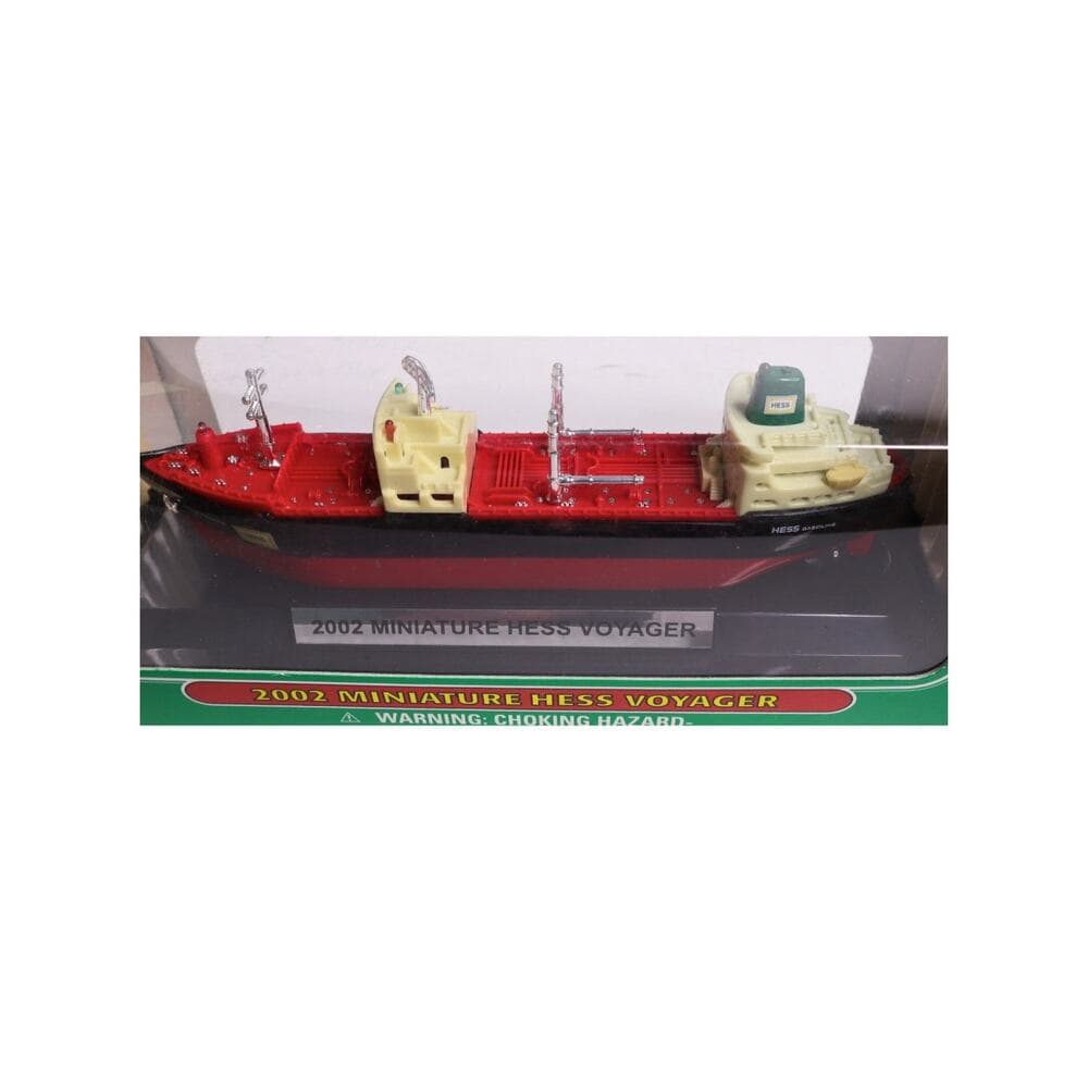 2002 Miniature Hess Voyager Ship In Box With Lights New - Thumbnail 3