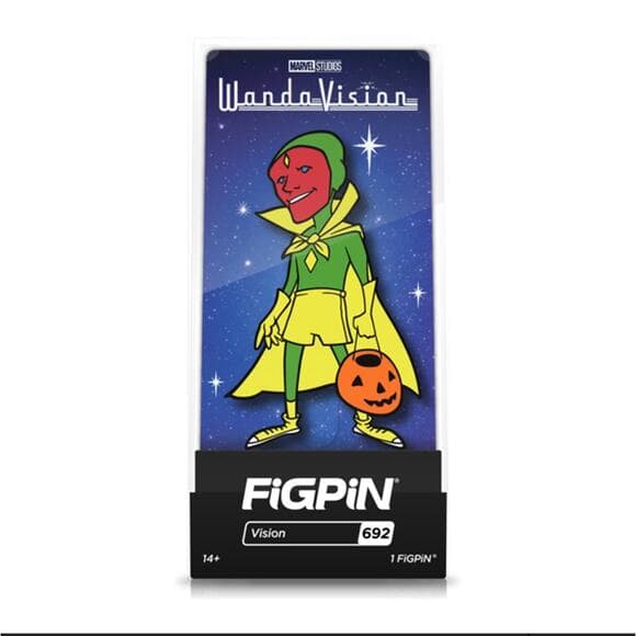WandaVision Vision FiGPiN Classic 3-Inch Enamel Pin - FiGPiN Exclusive - Thumbnail 3