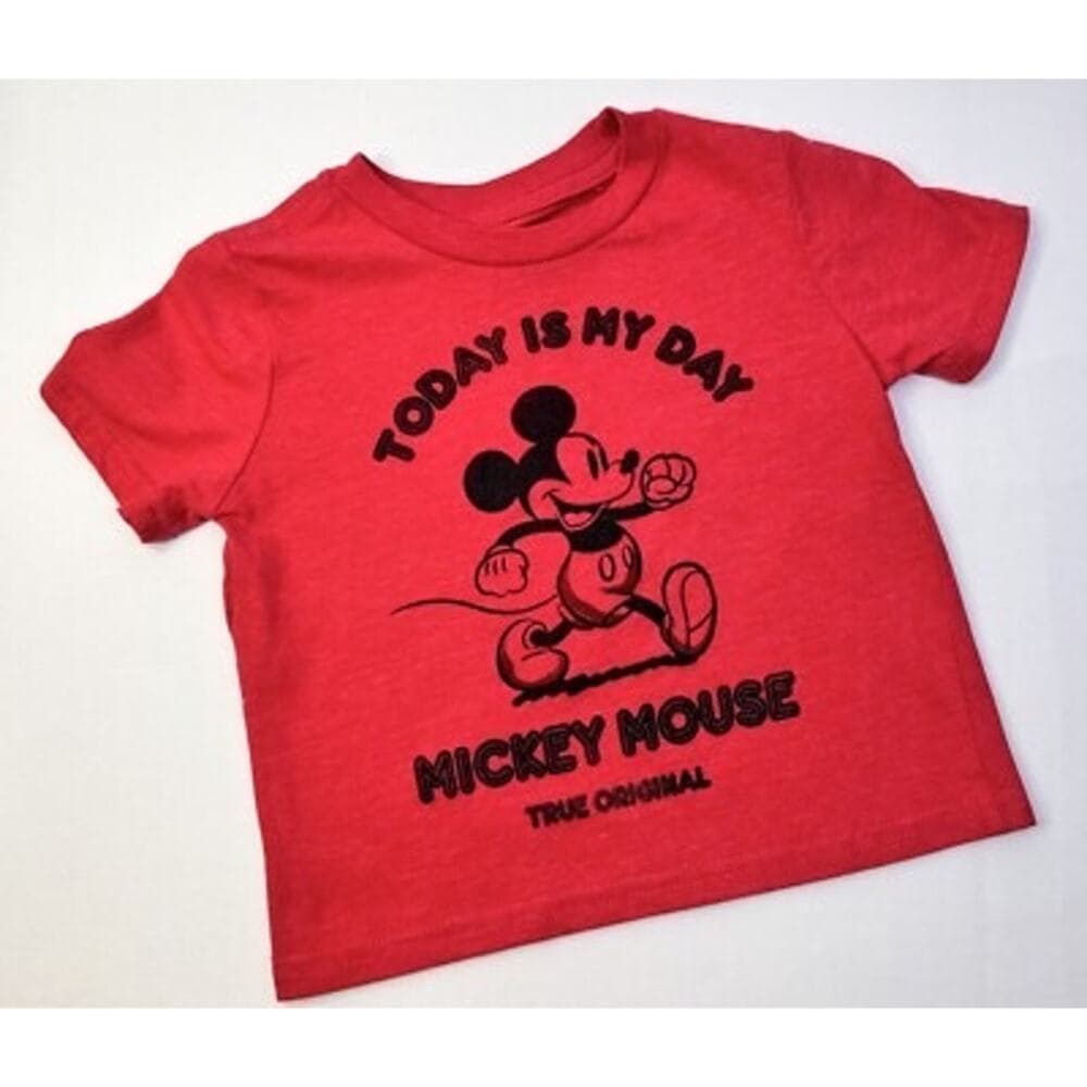 Disney Mickey Mouse 2T Short Sleeve Graphic Tee - Thumbnail 2