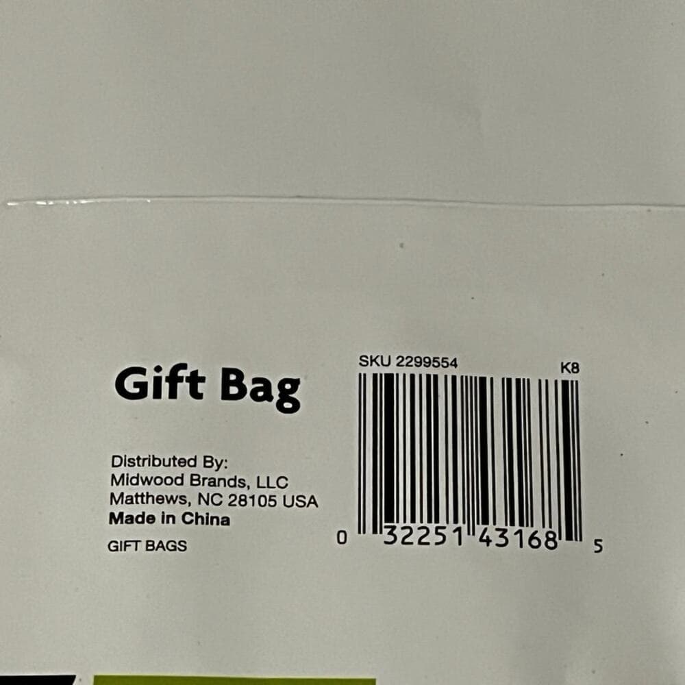 12 Pack Of Christmas Gift Bags 12” L X 10” W - Thumbnail 2