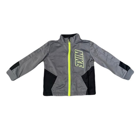 Nike Toddler Boy Sz. 24 Mo. Classic Gray Zip Sport Jacket. Grt. Shape - Thumbnail 3