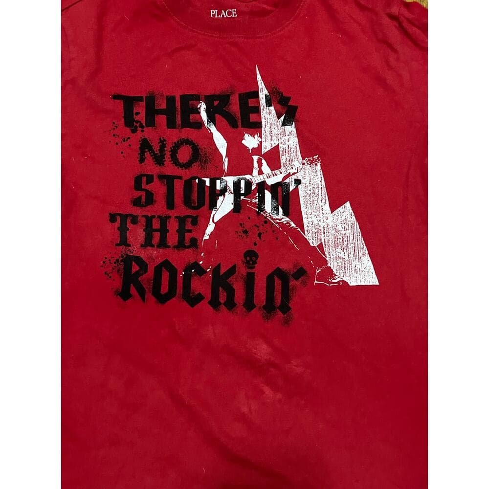 Children Place There’s No Stopping The Rockin Kids Shirt 7/8 - Thumbnail 2