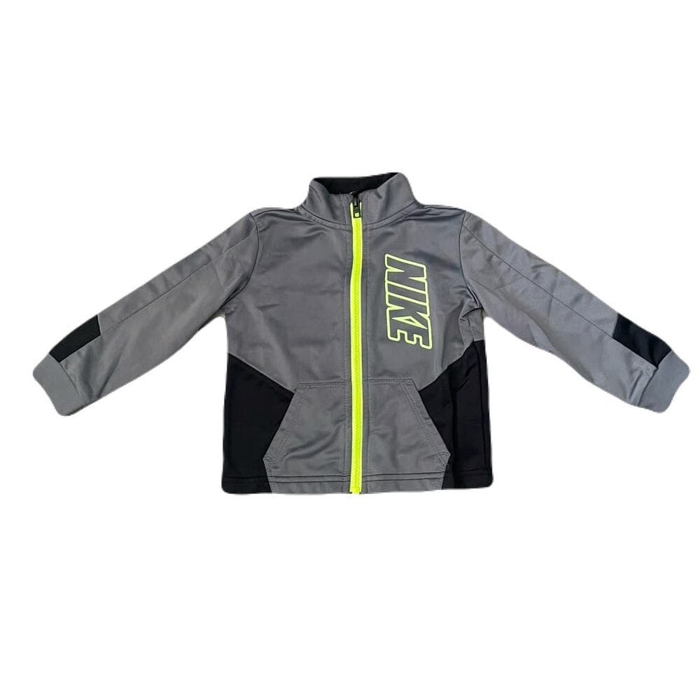Nike Toddler Boy Sz. 24 Mo. Classic Gray Zip Sport Jacket. Grt. Shape - Thumbnail 2