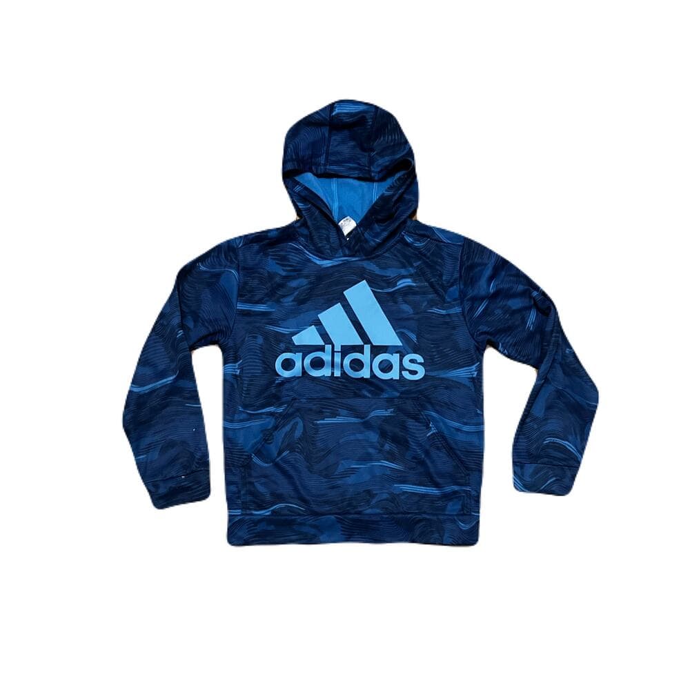 Adidas Blue kids Hoodie Size 14/16 - Thumbnail 4