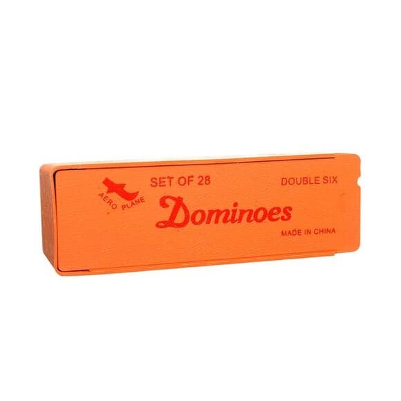 Dominoes Game Set 28 Black and White - Thumbnail 4