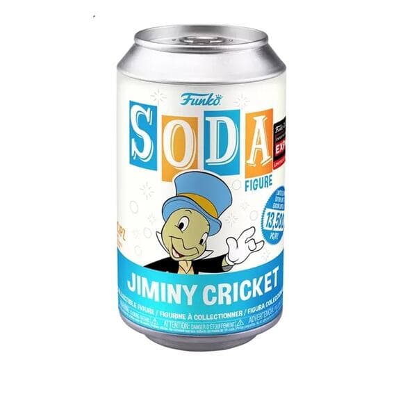 Funko Soda Vinyl: Disney - Jiminy Cricket Sealed Can with Chance at Chase - Thumbnail 3