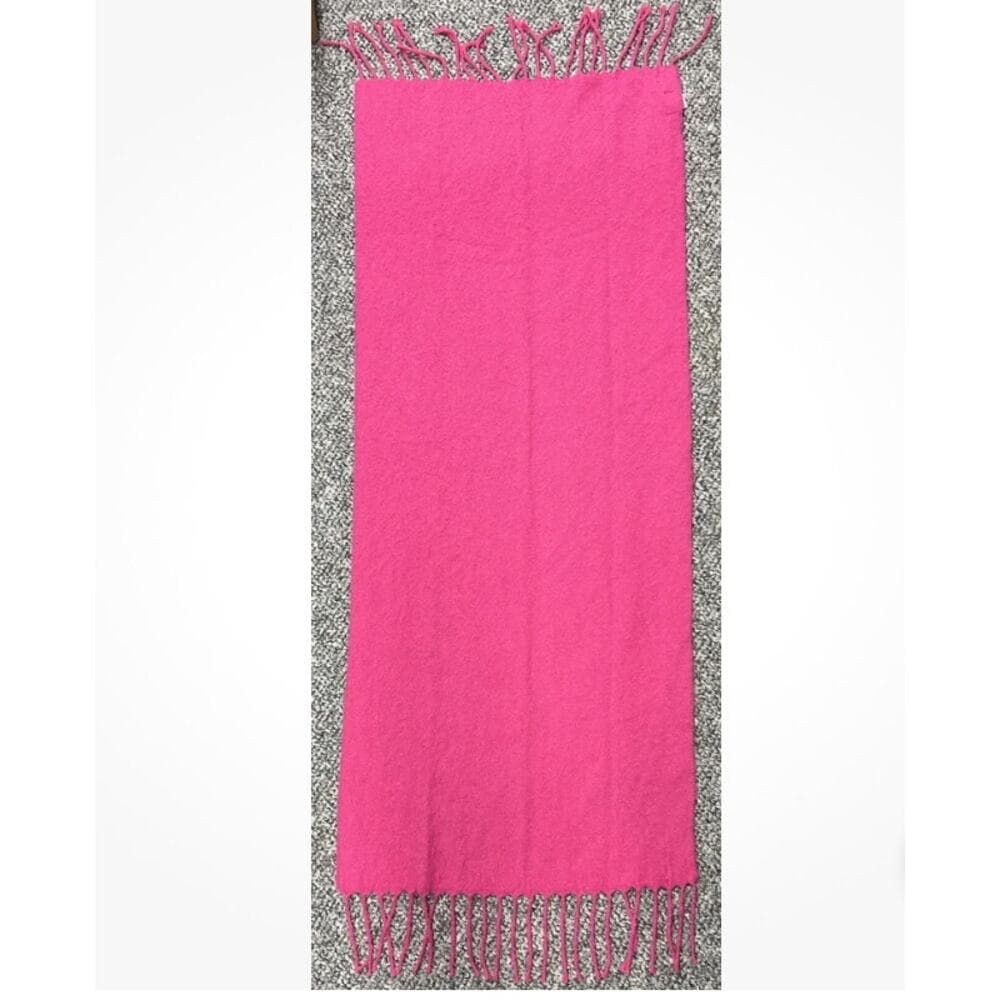 Art Class Big Girls Pink Winter/Spring 5" Fringe 50"x20-1/2" Scarf OSFM - Thumbnail 3