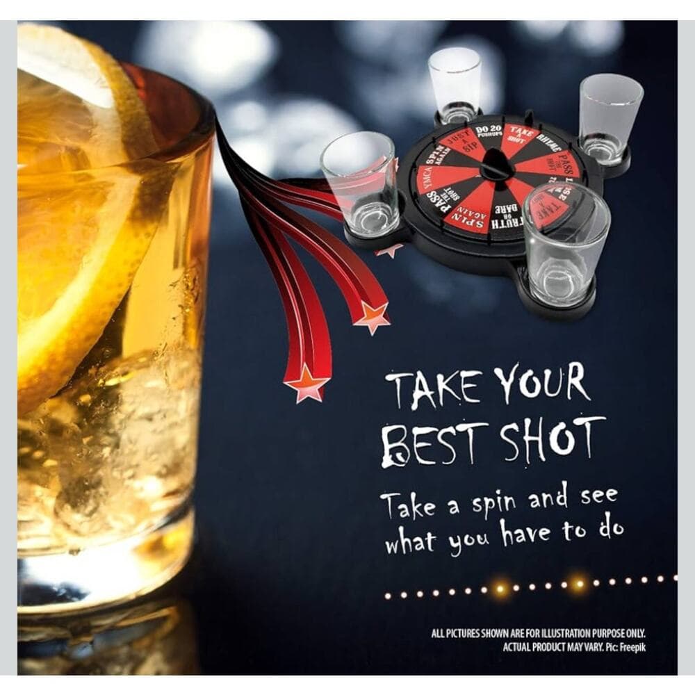 Roulette Shots Drinking Games Set for Adults - Thumbnail 3