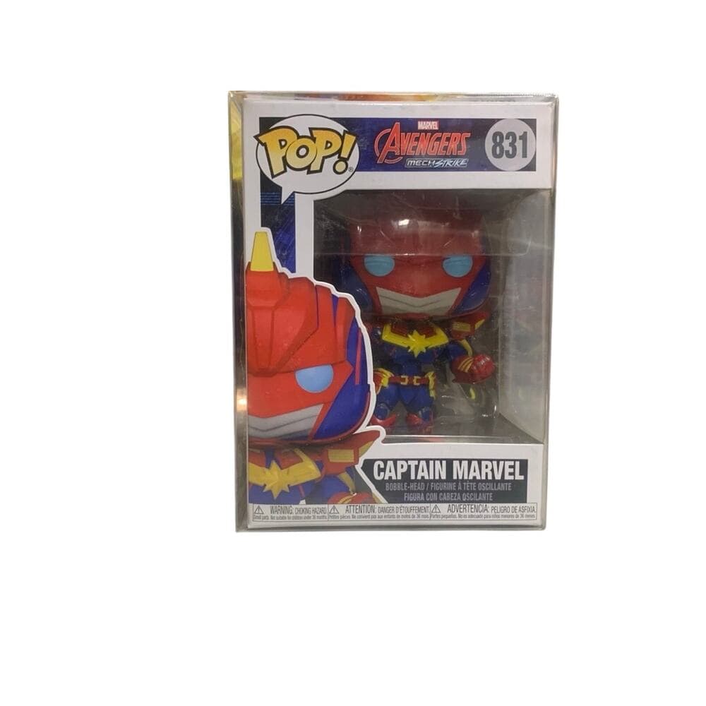 Funko Pop Captain Marvel #831 Marvel Avengers Mech Strike - Thumbnail 2