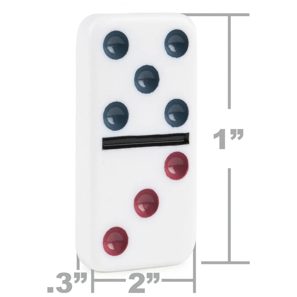 Spin Master Games, Classics Double Nine Dominoes Game Set in Storage Tin - Thumbnail 3