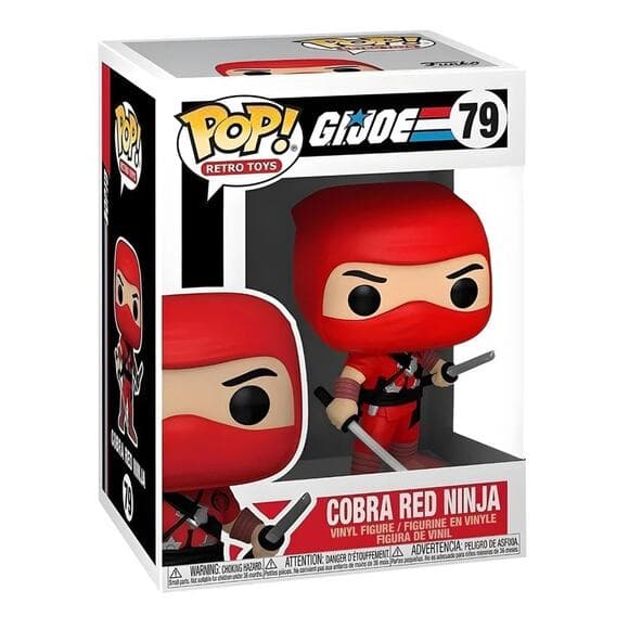 G.i.Joe Cobra Red Ninja Funko Pop 79 - Thumbnail 8