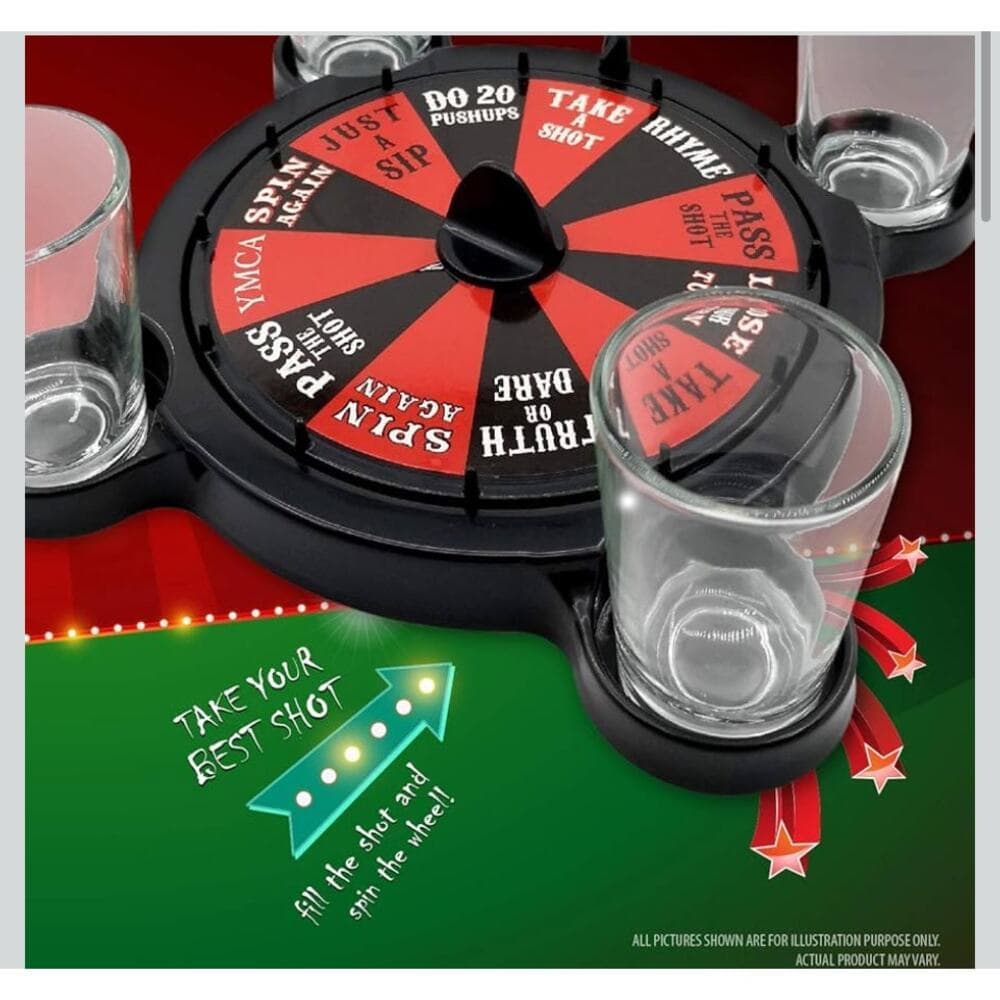 Roulette Shots Drinking Games Set for Adults - Thumbnail 6